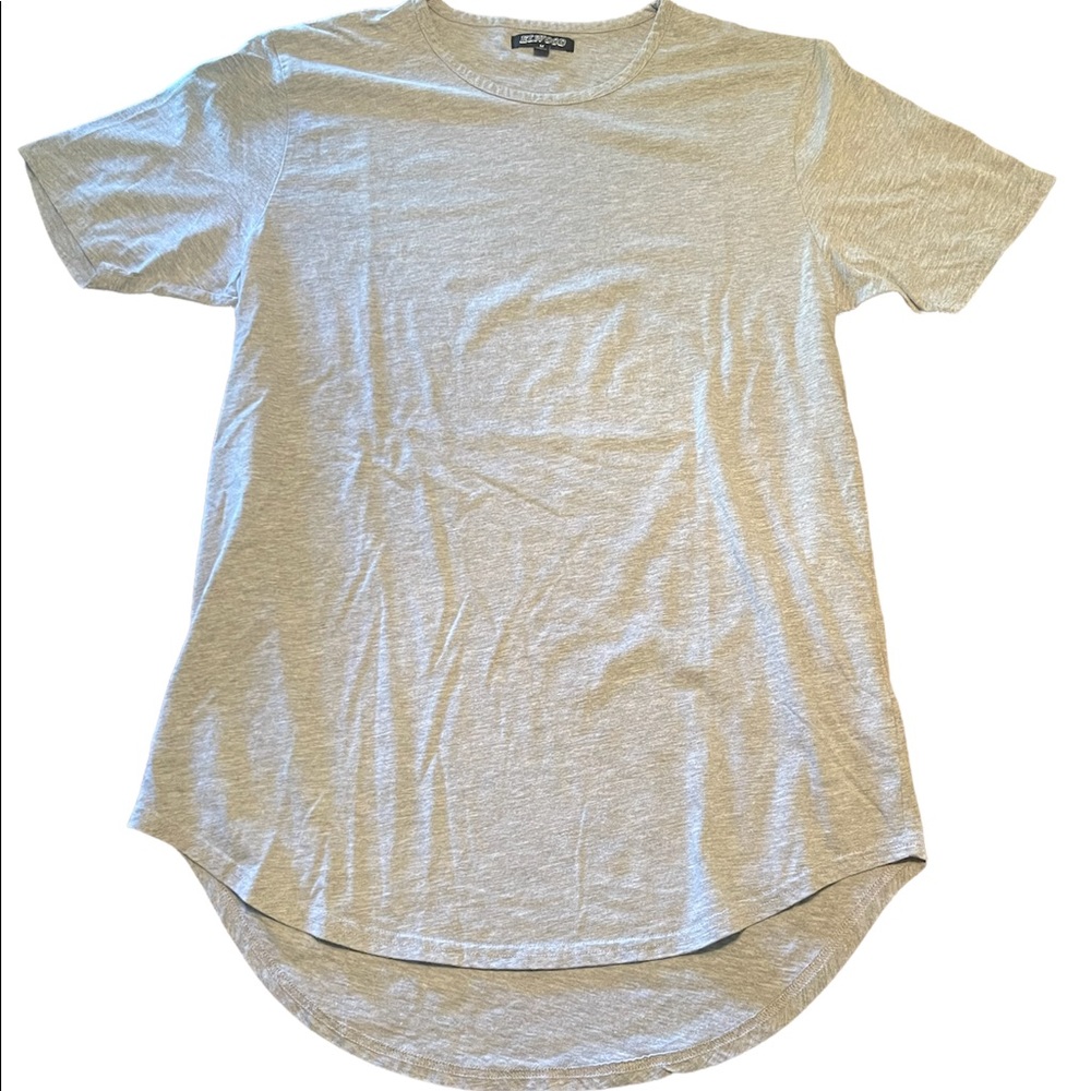 Elwood curved long hem t-shirt